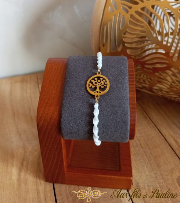 Bracelet Arbre de vie en acier inoxydable