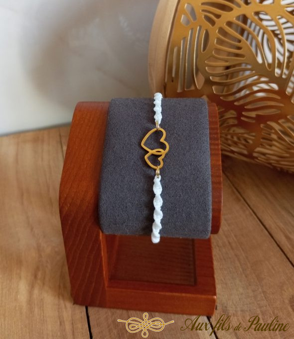 Bracelet coeur en acier inoxydable – Image 6
