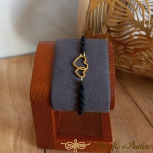 Bracelet coeur en acier inoxydable