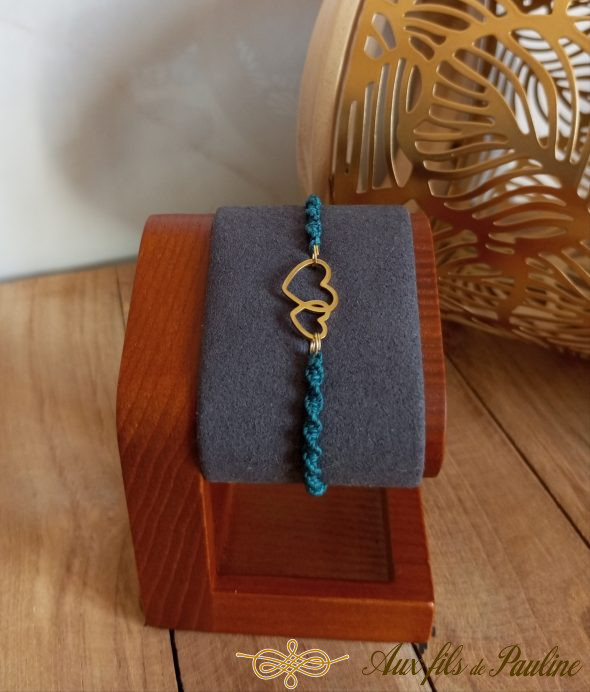 Bracelet coeur en acier inoxydable – Image 3
