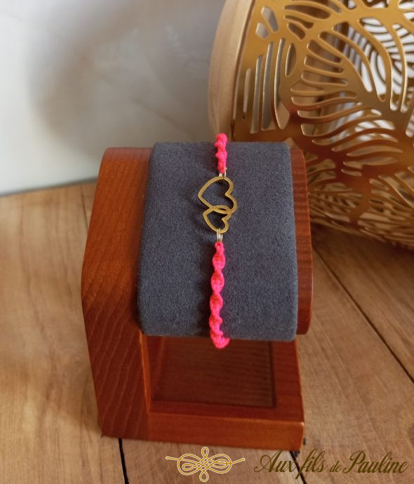 Bracelet coeur en acier inoxydable – Image 4